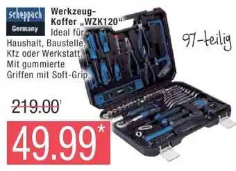 Marktkauf Scheppach Werkzeug- Koffer ,,WZK120" Ideal für Angebot