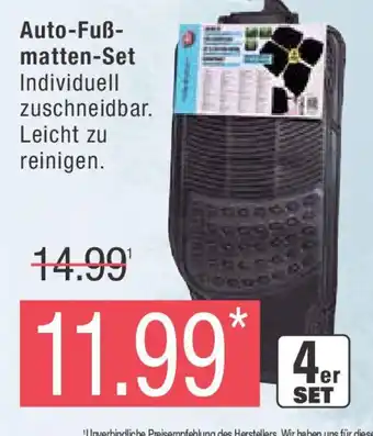 Marktkauf Auto-Fuß-matten-Set Angebot