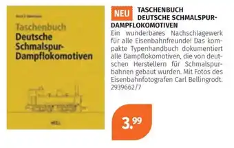 Müller TASCHENBUCH DEUTSCHE SCHMALSPUR-DAMPFLOKOMOTIVEN Angebot