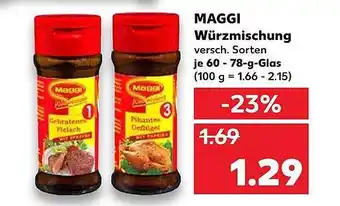 Kaufland Maggi Würzmischung 60-78g Angebot