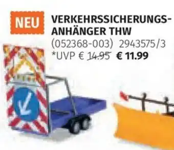 Müller NEU VERKEHRSSICHERUNGS-ANHÄNGER THW Angebot