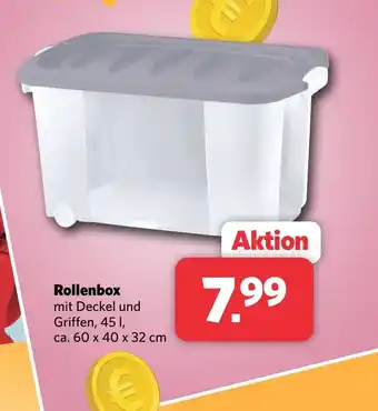 Combi Rollenbox ca. 60 x 40 x 32 cm Angebot