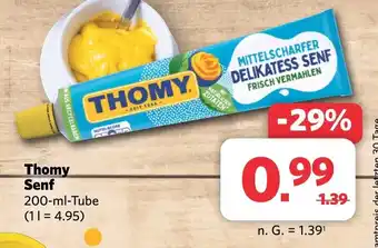 Combi Thomy Senf 200-ml-Tube Angebot