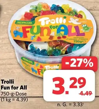 Combi Trolli Fun for All 750-g-Dose Angebot