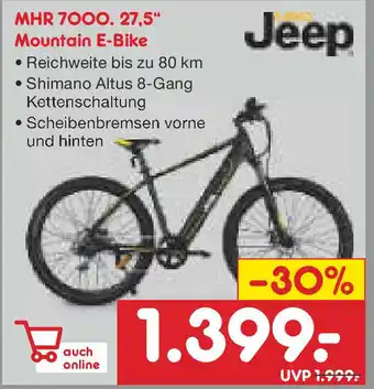 Netto Marken-Discount MHR 7000.27,5" Mountain E-Bike Angebot