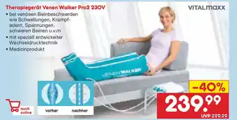 Netto Marken-Discount Vitalmaxx Therapiegerät Venen Walker Pro2 230V Angebot