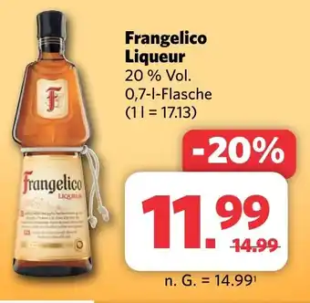 Combi Frangelico Liqueur 0,7 l Flasche Angebot