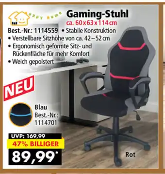 Norma24 Gaming Stuhl Angebot