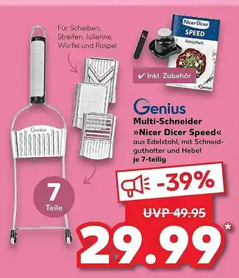 Kaufland Genius Multi Schneider >Nicer Dicer Speed< Angebot