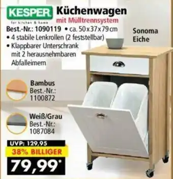 Norma Kesper Küchenwagen Angebot