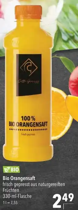 CITTI Markt Bio Orangensaft 330ml Angebot