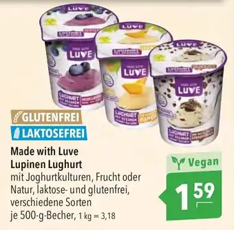 CITTI Markt Made with Luve Lupinen Lughurt 500g Becher Angebot