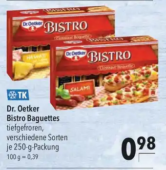 CITTI Markt Dr. Oetker Bistro Baguettes 250g Angebot