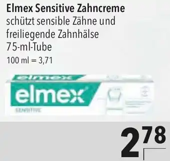 CITTI Markt Elmex Sensitive Zahncreme 75ml Angebot