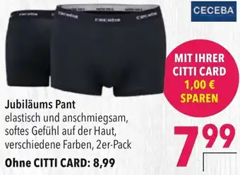 CITTI Markt Ceceba Jubiläums Pant Angebot