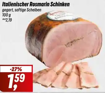 Simmel Italienischer Rosmarin Schinken 100 g Angebot