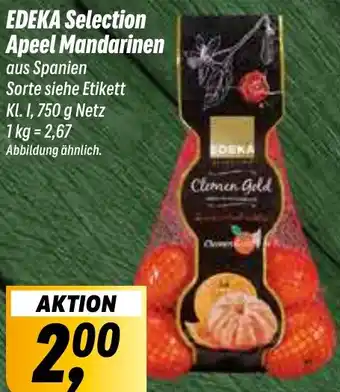 Simmel EDEKA Selection Apeel Mandarinen 750 g Netz Angebot