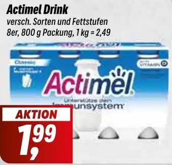 Simmel Actimel Drink 800 g Packung Angebot