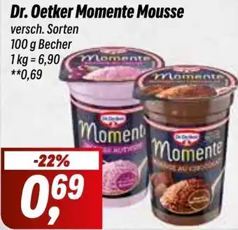 Simmel Dr. Oetker Momente Mousse 100 g Becher Angebot