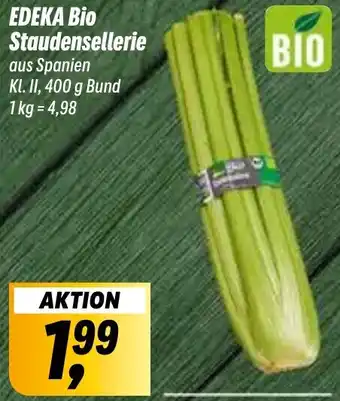 Simmel EDEKA Bio Staudensellerie 400 g Bund Angebot