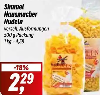 Simmel Simmel Hausmacher Nudeln 500 g Packung Angebot