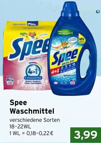 CAP Markt Spee Waschmittel 18-22 WL Angebot