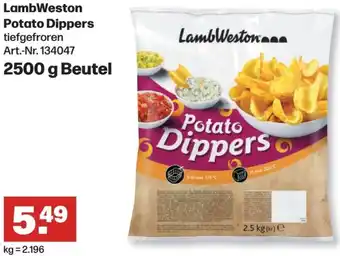 Handelshof LambWeston Potato Dippers 2500 g Beutel Angebot