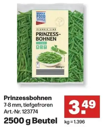 Handelshof EDEKA FOOD SERVICE Prinzessbohnen 2500 g Beutel Angebot