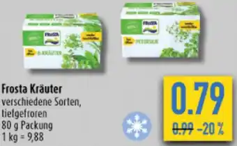 diska Frosta Kräuter 80 g Packung Angebot