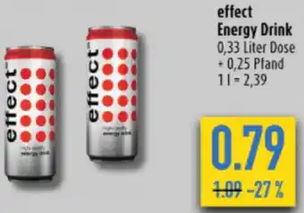 diska effect Energy Drink 0,33 Liter Dose Angebot