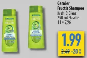 diska Garnier Fructis Shampoo 250 ml Flasche Angebot