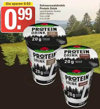 WEZ Schwarzwaldmilch Protein Drink 250 ml Becher Angebot