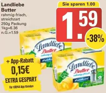 WEZ Landliebe Butter 250g Packung Angebot