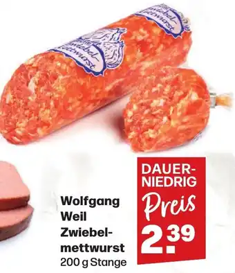 Handelshof Wolfgang Weil Zwiebelmettwurst 200 g Stange Angebot