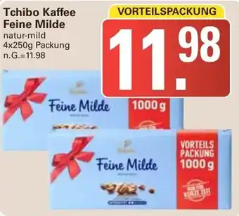 WEZ Tchibo Kaffee Feine Milde 4x250g Packung Angebot