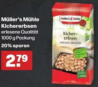 Handelshof Müller's Mühle Kichererbsen 1000 g Packung Angebot