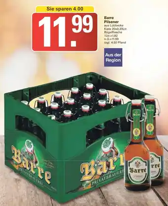 WEZ Barre Pilsener Kiste 20x0,33Ltr. Bügelflasche Angebot