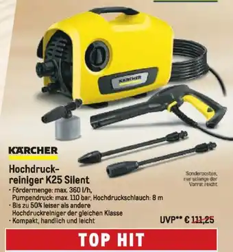 METRO KÄRCHER Hochdruckreiniger K25 Silent Angebot