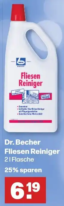 Handelshof Dr. Becher Fliesen Reiniger 2 L Flasche Angebot