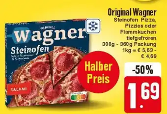 Edeka Original Wagner Steinofen Pizza, Pizzies oder Flammkuchen tiefgefroren 300-360g Angebot