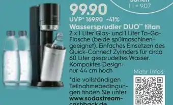 V Markt Wassersprudler DUO Angebot