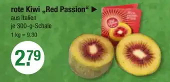 V Markt rote Kiwi ,,Red Passion" 300-g-Schale Angebot