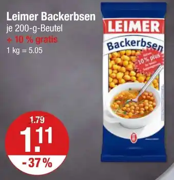 V Markt Leimer Backerbsen 200-g-Beutel Angebot