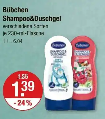 V Markt Bübchen Shampoo&Duschgel 230-ml-Flasche Angebot