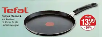 V Markt Tefal Crêpes Pfanne Angebot