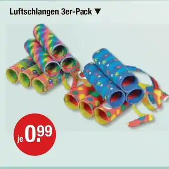 V Markt Luftschlangen 3er-Pack Angebot