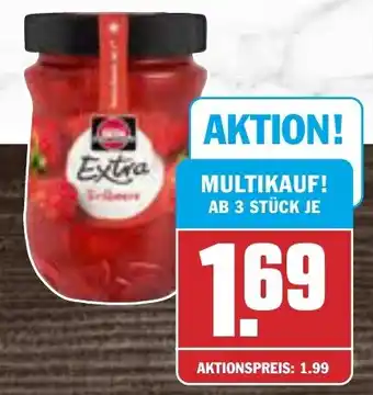 AEZ Schwartau Extra, Samt oder Weniger Zucker 270-340 g Glas Angebot