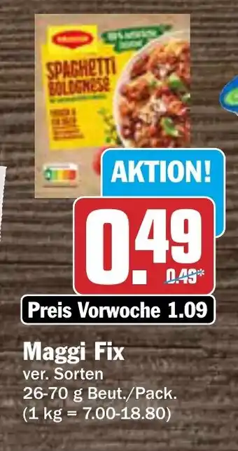 AEZ Maggi Fix 26-70 g Beut./Pack Angebot