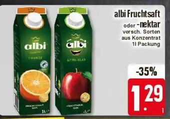 Edeka albi Fruchtsaft oder -nektar 1L Angebot