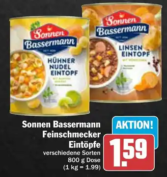 AEZ Sonnen Bassermann Feinschmecker Eintöpfe 800 g Dose Angebot